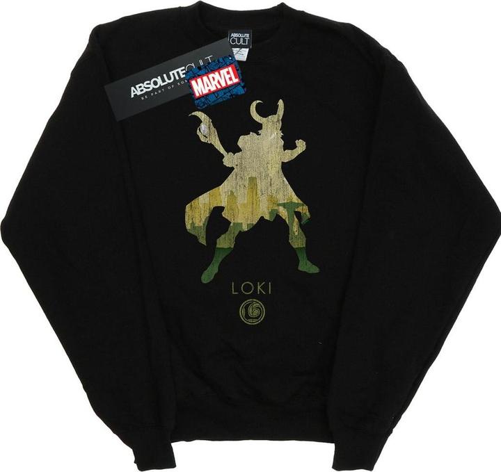 Actual product image Womens/Ladies Loki Silhouette Sweatshirt (XL)