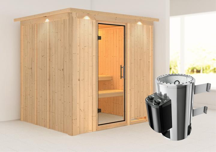 Immagine prodotto Karibu Daria con ghirlanda sul tetto (Controllo interno Plug & Play 3,6 KW)