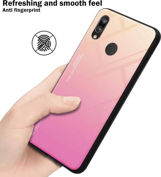 Produktbild Cadorabo TPU 2 Farben Glas Cover (Huawei Nova 3E)