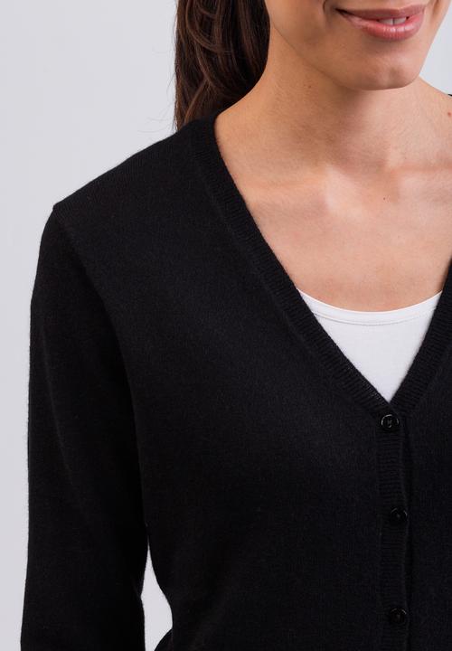 Actual product image Cash-Mere Kaschmir Cardigan V-Ausschnitt (S)