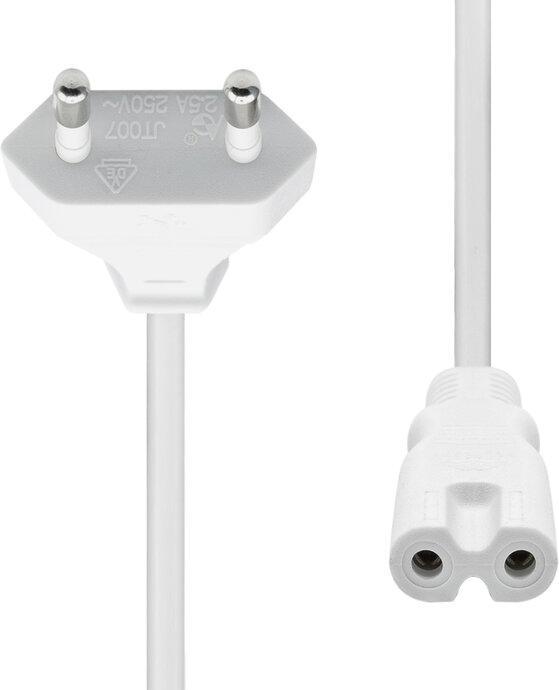 Productafbeelding ProXtend PC-CC7-003W Stroomkabel Wit 3 m Netstekker Type C C7 Coupler (3 m, C7)