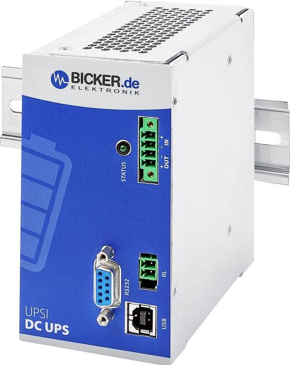 Produktbild Bicker Elektronik UPSI-1208DP2 Industrielle USV-Anlage (DIN Rail) (96 W)