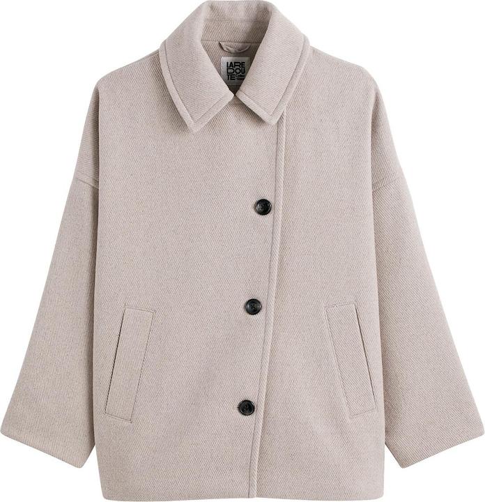 Actual product image La Redoute Collections Kurzmantel mit Knopfverschluss (XXL)