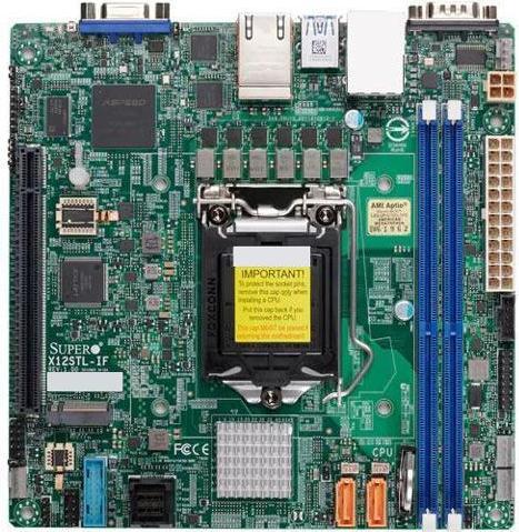 Produktbild Supermicro X12STL-F (LGA 1200, Intel C252, mATX)