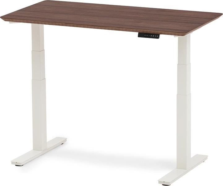 Produktbild Oakywood Stehpult Holztisch mit Höhenverstellung - Furnier - Nussbaumfurnier / 120x60 / Weiß - Oakywo (120 x 60 cm)