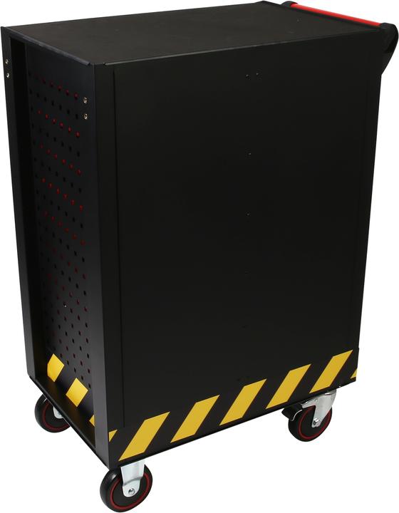 Actual product image KS Tools ECOline BLACK/RED/YELLOW workshop trolley with 7 drawers ( 897.1007 ) (7 x)
