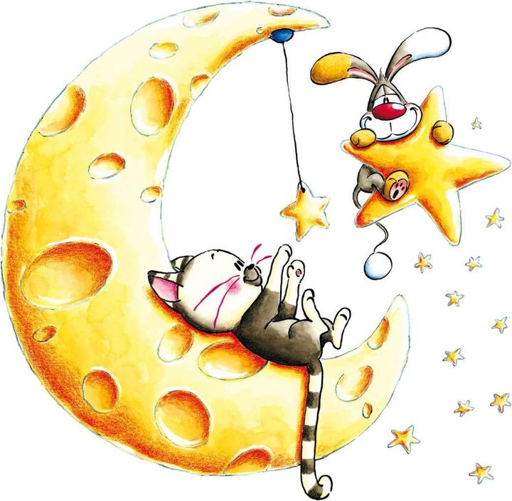 Actual product image Diddle Diddl - Milimits Bibombl Do you know how many little stars are there? (92 x 90 cm)