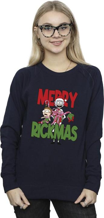 Immagine prodotto Rick And Morty Merry Rickmas Felpa Donna (L)