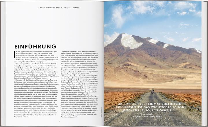 Actual product image Bildband Die 50 schönsten Reisen von (German, Lonely Planet Publisher, 2024)
