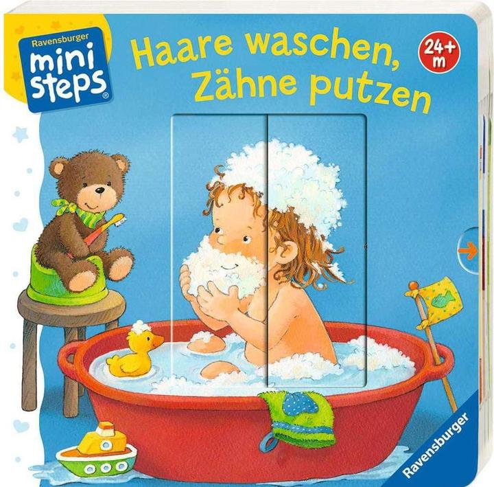 Actual product image Ravensburger Haare waschen, Zähne putzen (German, Katja Dairymaid, Sandra Grimm, 2019)