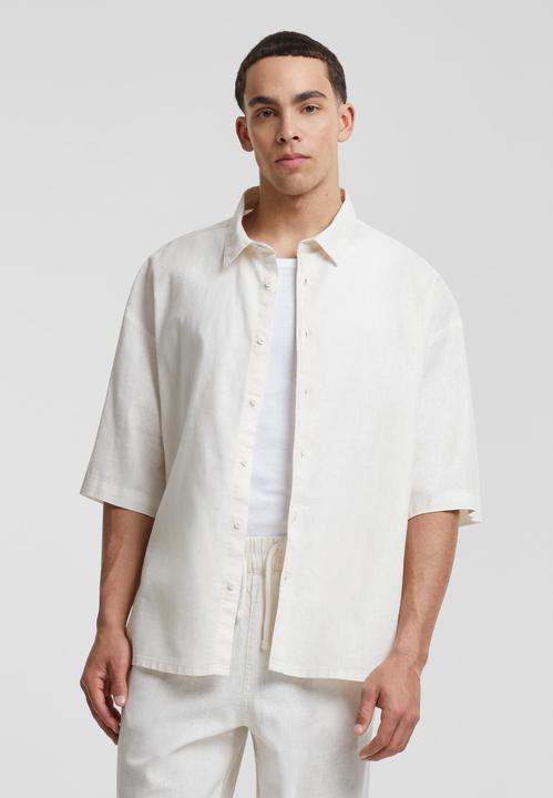 Produktbild Urban Classics Boxy Cotton Linen Shirt - 161163 (L)