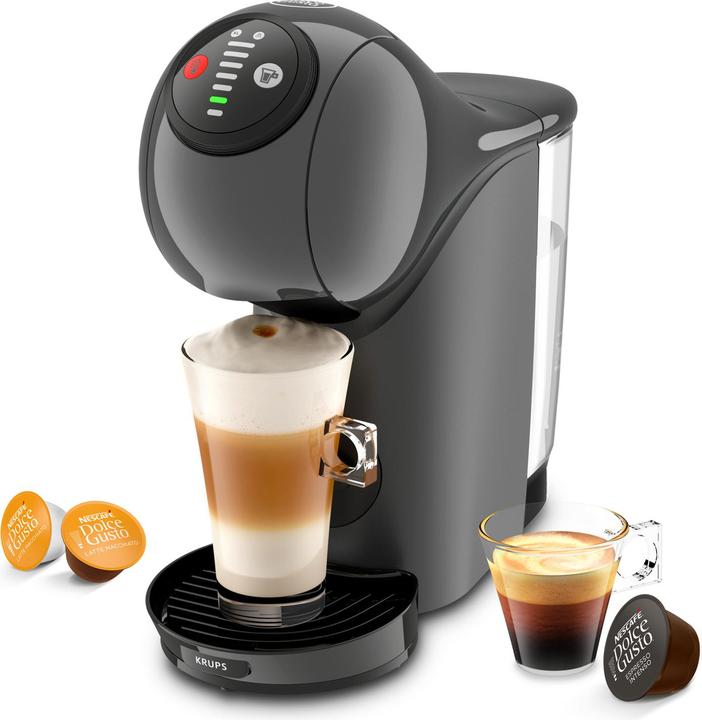 Productafbeelding Krups Nescaf Dolce Gusto GENIO S KP243B - Koffiecupmachine - Antraciet (EU-stekker)