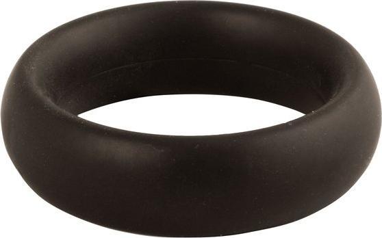 Actual product image Mister B Silicone Donut Cockring black 40mm (5 cm)