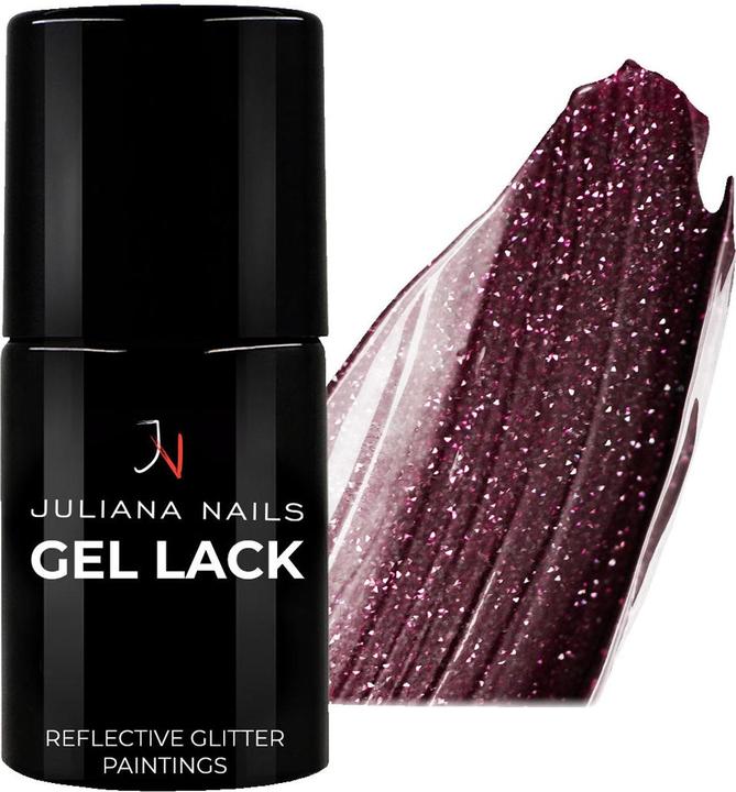 Actual product image Juliana Nails Gel Lack Reflective Glitter Paintings (Reflective Glitter Paintings, UV gel varnish)