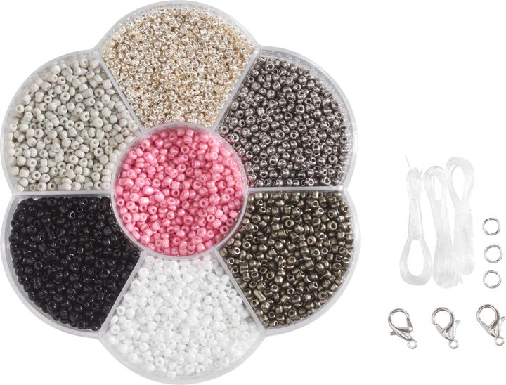 Actual product image Folia Rocailles bead set SILVER