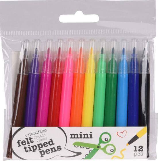 Actual product image Felt tip pens Mini, 12 pcs. (12 x)