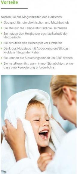 Actual product image Mert - Digitaler Regler KMX1 Inklusive Heizpatrone 1000W, Chrom, mit Spiralkabel und Stecker