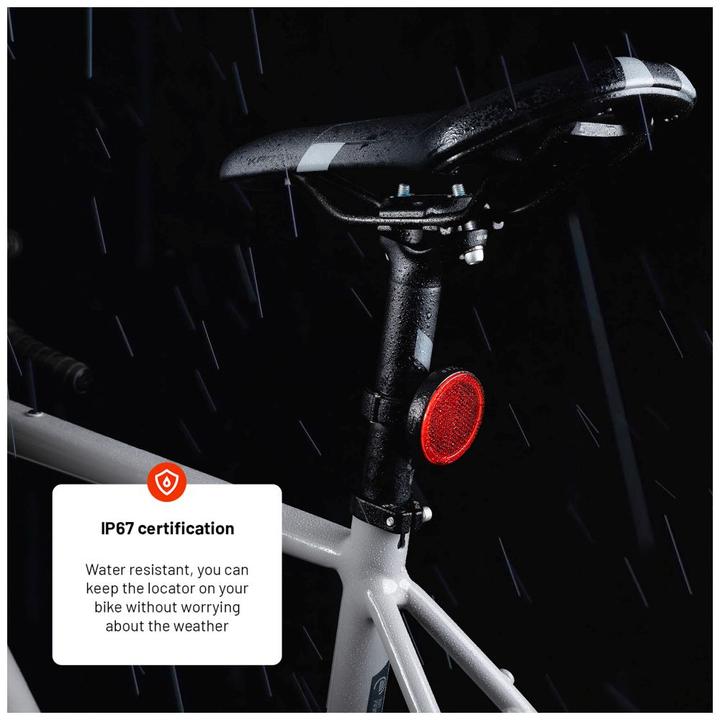 Productafbeelding Fixed Tag Reflector met Vind mijn steun - Zwart (Optimus Zwart)