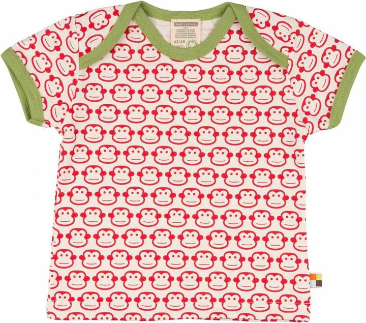 loud + proud Kinder T-Shirt allover Affe