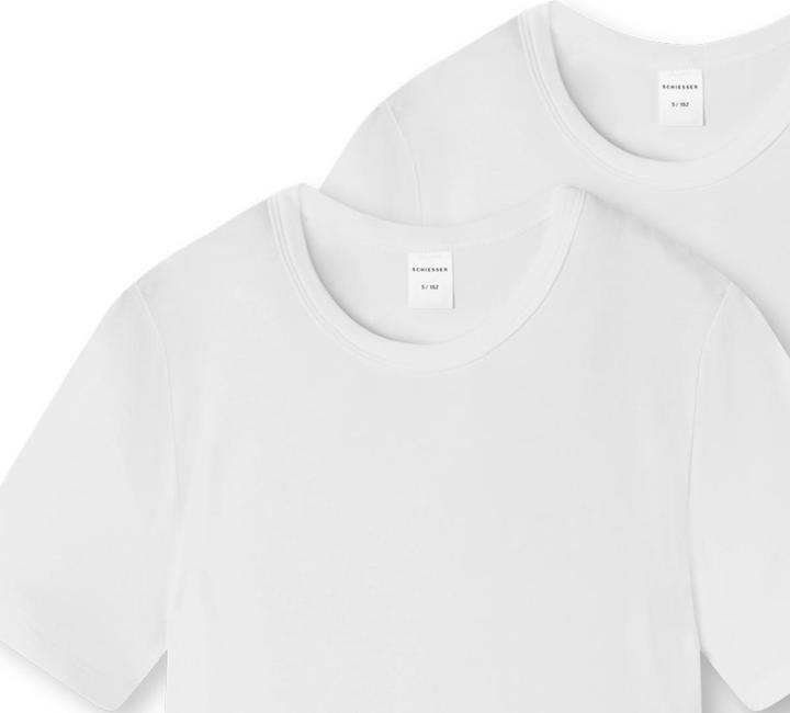 Produktbild Schiesser 6er Pack Teens Boys - 95/5 Organic Cotton T-Shirt / Unterhemd (176)