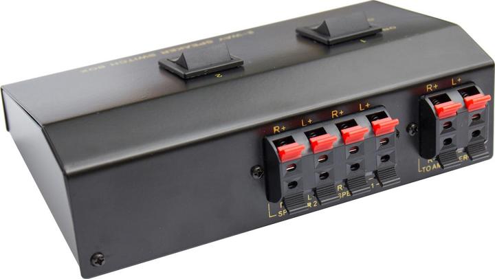 Actual product image Good Connections Loudspeaker switch box for connecting 2 pairs of loudspeakers (Audio Switch)