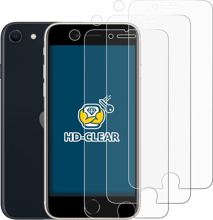Produktbild BROTECT Schutzfolie Displayschutz Displayschutzfolie Folie Klar Transparent (6 Stück, Apple iPhone SE (3rd Gen))
