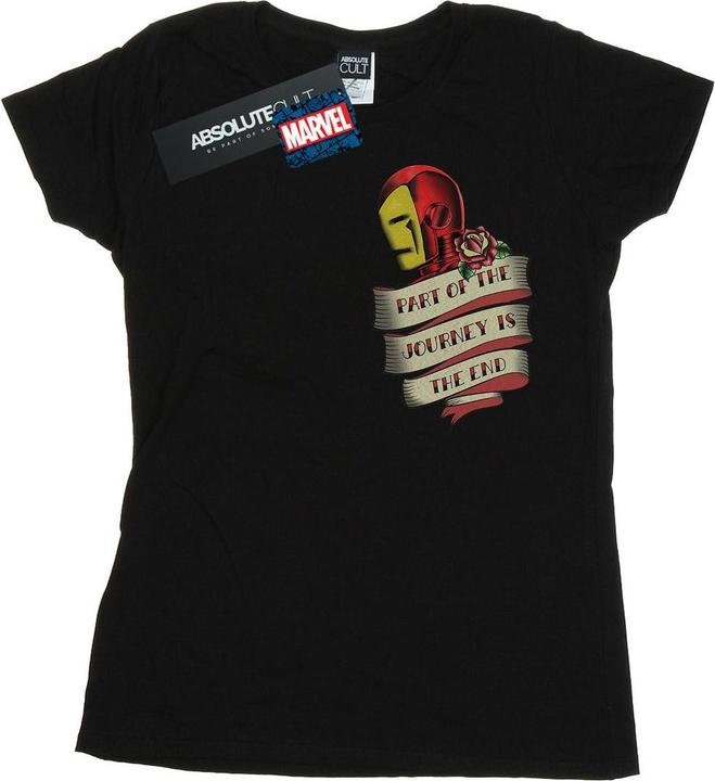Produktbild Iron Man Tattoo Journey Breast Print TShirt (M)