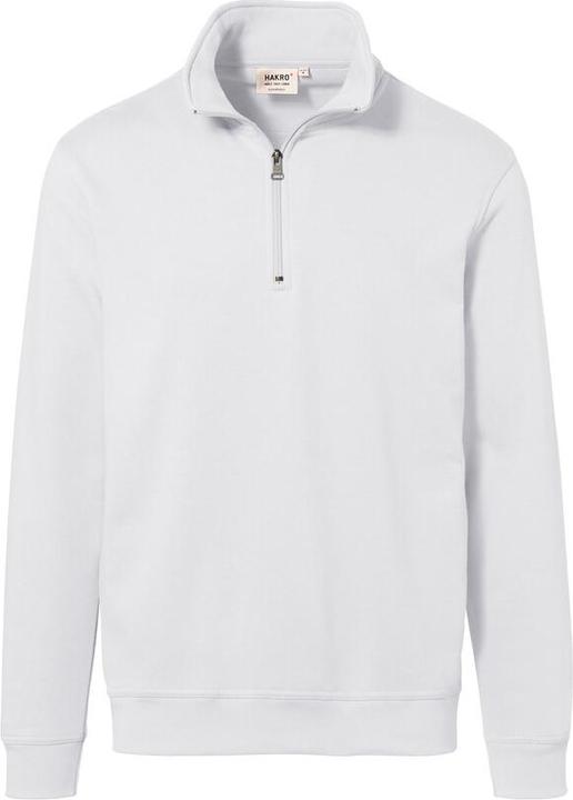 Actual product image Hakro Zip sweatshirt Premium white size 6XL (6XL)
