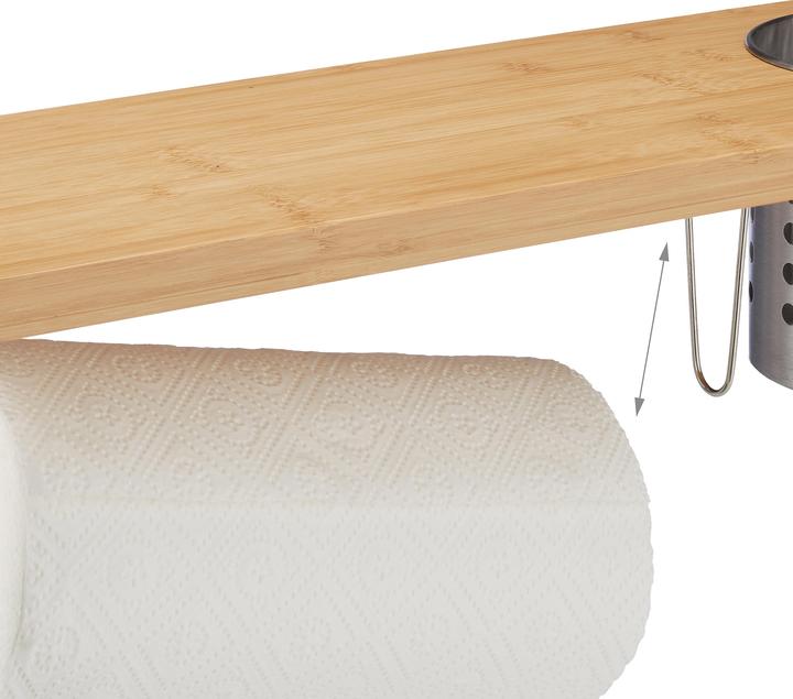 Actual product image Relaxdays Kitchen Counter Organiser, Roll Holder