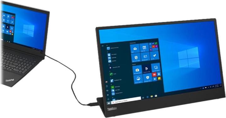 Image du produit Lenovo ThinkVision M15 (1920 x 1080 pixels, 15.60")