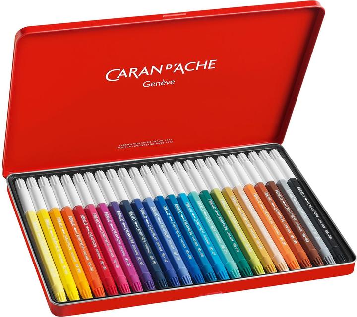 Produktbild Caran d'Ache Fibralo Metallschachtel (Mehrfarbig, 24 x)