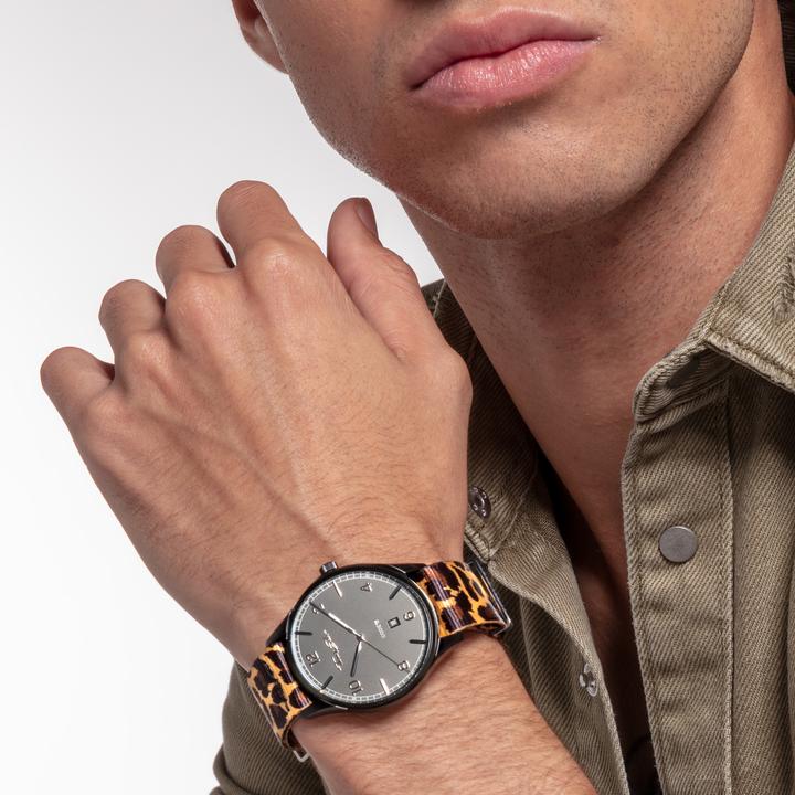 Produktbild Thomas Sabo Watch Strap Code TS Nato Animal Print (20 mm, Textil (Natoband))