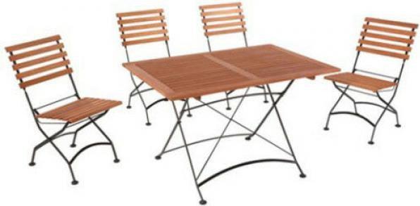 Produktbild Merxx Klappgarnitur SCHLOSSGARTEN, 5-teilig (120 cm)