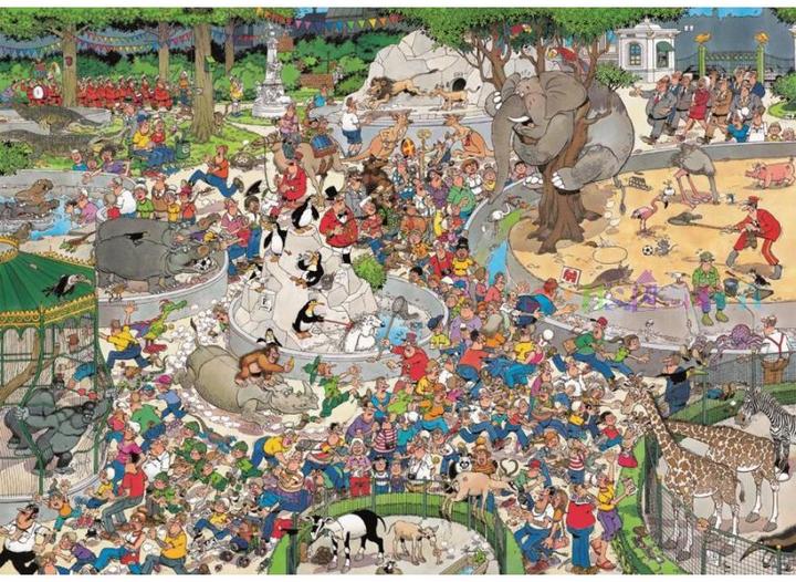 Produktbild Jumbo Jan van Haasteren Im Zoo (1000 Teile)