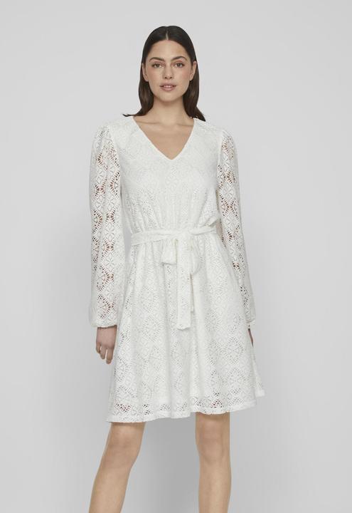 Produktbild Vila Tie Waist Kleid mit langen Ärmeln (M)