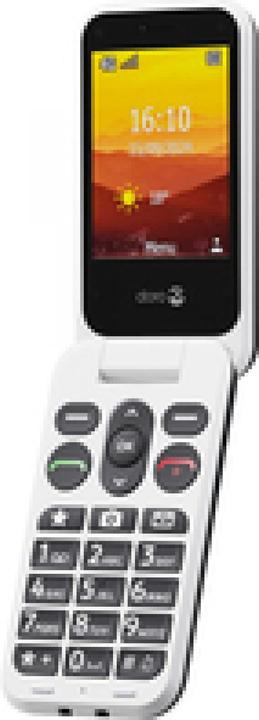 Produktbild Doro Leva L20, Clamshell, Single SIM, 7,11 cm (2,8"), 2 MP, 1150 mAh, Schwarz, Weiss (2.80", 2 Mpx, 4G)