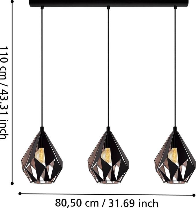 Actual product image EGLO Carlton (E27)