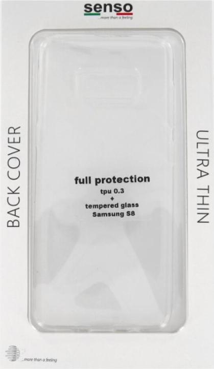 Produktbild Senso Back Cover+gehärtetes Glas für Samsung S8 (Samsung Galaxy S8)