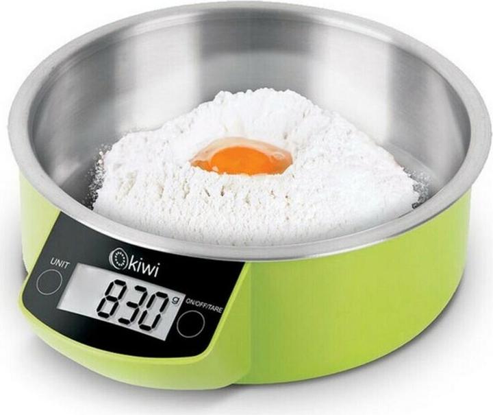 Kiwi digital kitchen scale 5kg stainless steel bowl