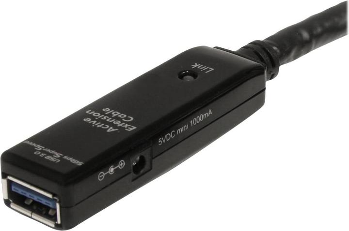 Actual product image StarTech 10 m active USB 3.0 SuperSpeed extension cable - plug/socket (10 m, USB 3.2 Gen 1)