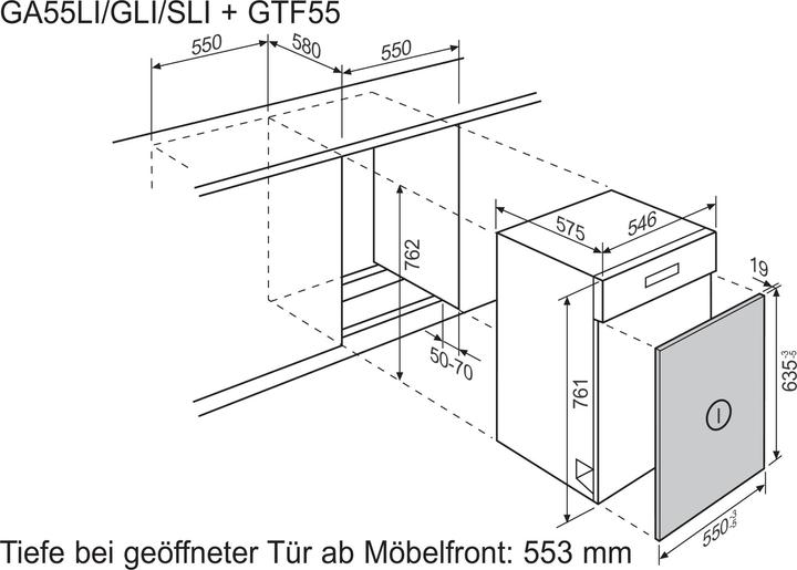 Actual product image Electrolux Ga55liwe