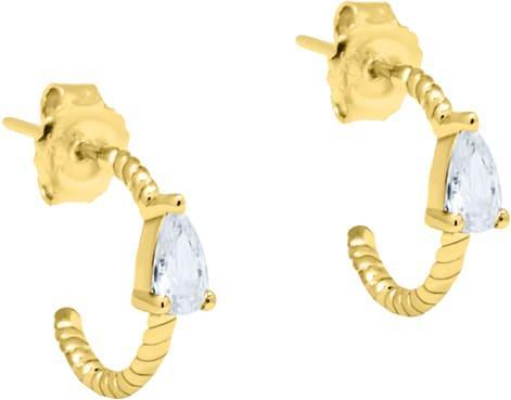 Produktbild Candy Creolen Brida, 925 Sterling Silber, vergoldet (18k vergoldet, 925er Sterling Silber)