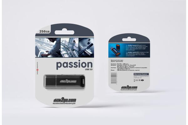 Image du produit Disk2go Passion (256 Go, USB 3.0, USB-A)