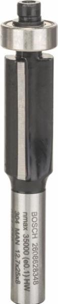 Image du produit Bosch Professional Zubehör Fraise à affleurer pour stratifié, 8 mm, D1 12,7 mm, L 25,4 mm, G 68 mm