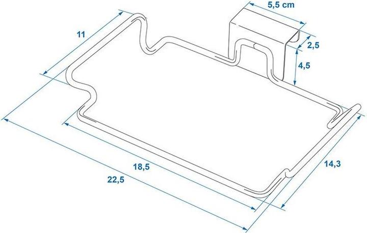 Image du produit ProPlus Abfallsack Halter für Türmontage