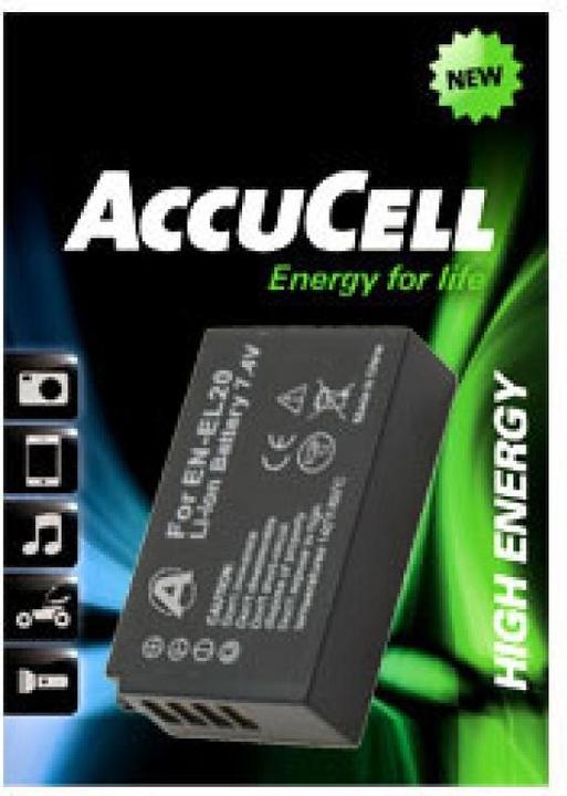 Produktbild AccuCell Akku EN-EL20, Nikon 1 J1 (Akku)