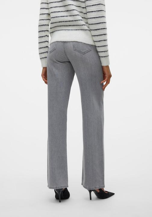 Actual product image Vero Moda VMREBECCA Super High Rise Weiter Beinschnitt Jeans Straight-Fit (W29/L32)