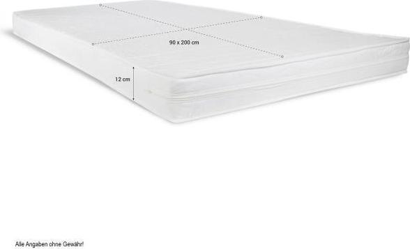 Image du produit Homestyle4u Lit d'enfant Lit d'intérieur avec matelas et coffre de lit (90 x 200 cm)