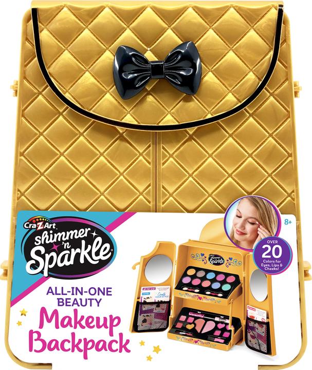 Actual product image Cra-z-art Shimmer 'n Sparkle make-up set backpack