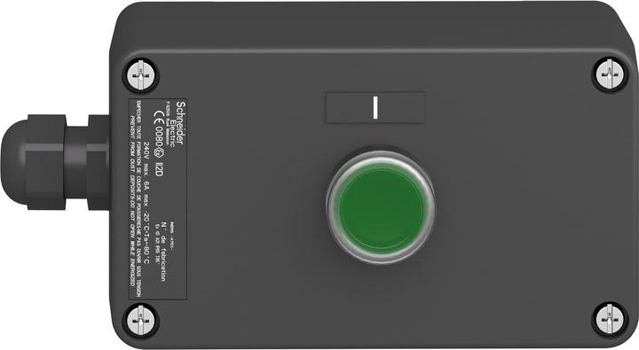Image du produit Schneider Electric Station à Boutons-Poussoirs Atex (Isolée) 1 Xawg100ex Vert